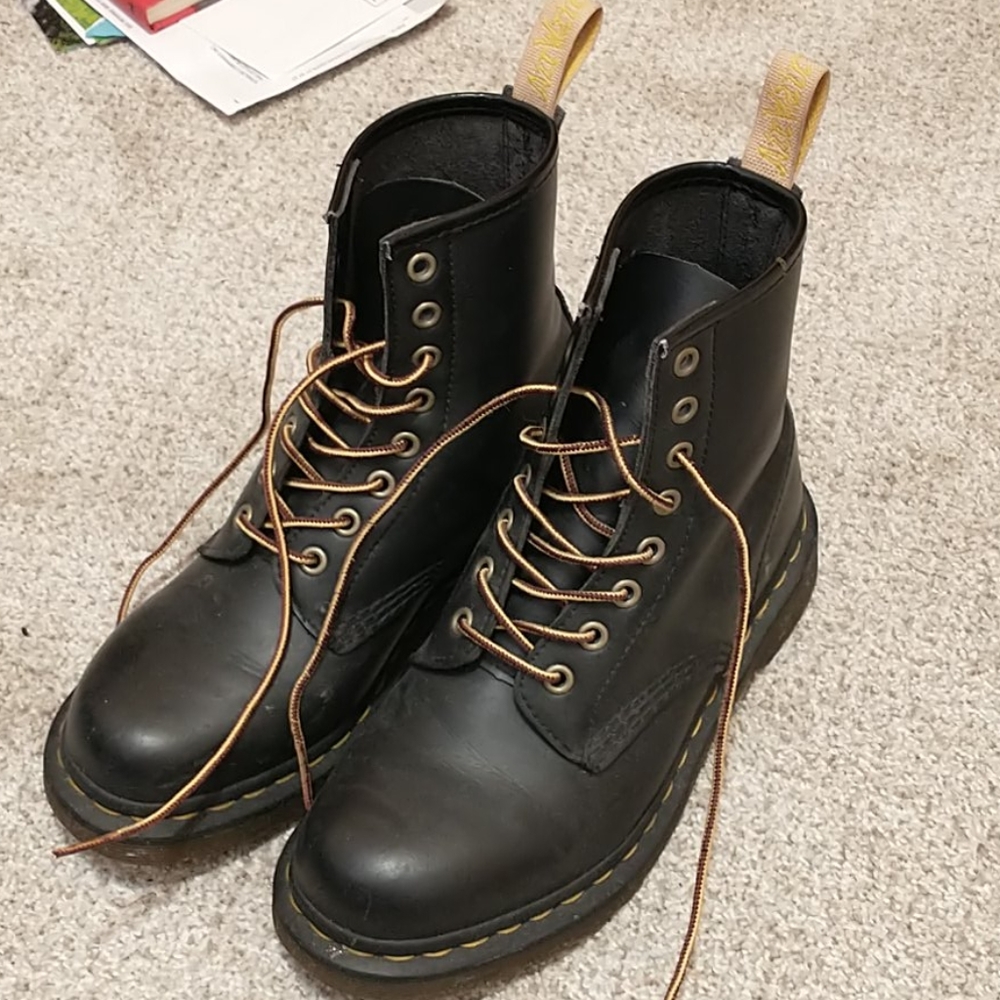 Vegan leather doc martins